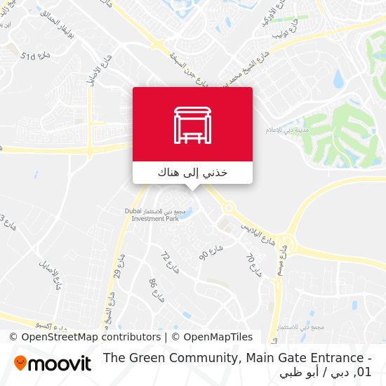 خريطة The Green Community, Main Gate Entrance - 01