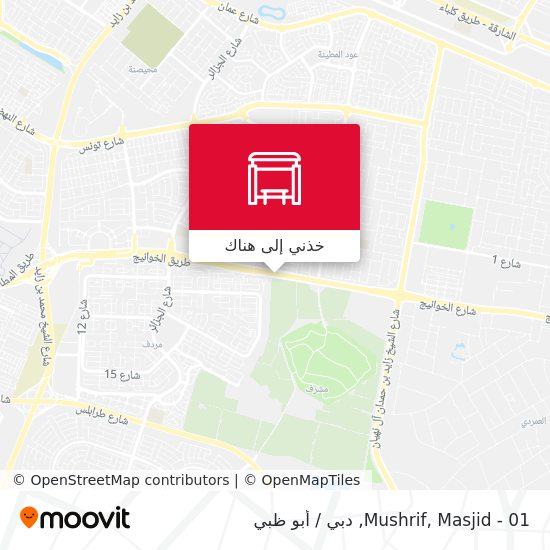 خريطة Mushrif, Masjid - 01