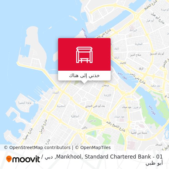 خريطة Mankhool, Standard Chartered Bank - 01