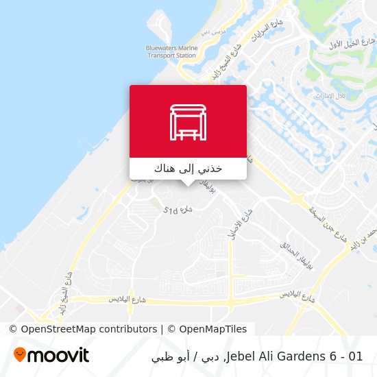 خريطة Jebel Ali Gardens 6 - 01