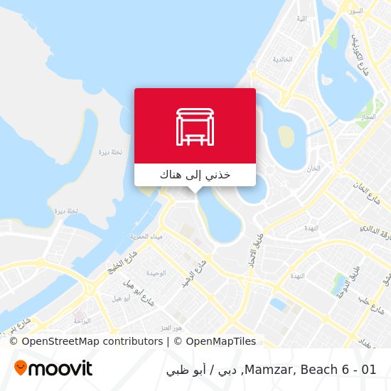 خريطة Mamzar, Beach 6 - 01