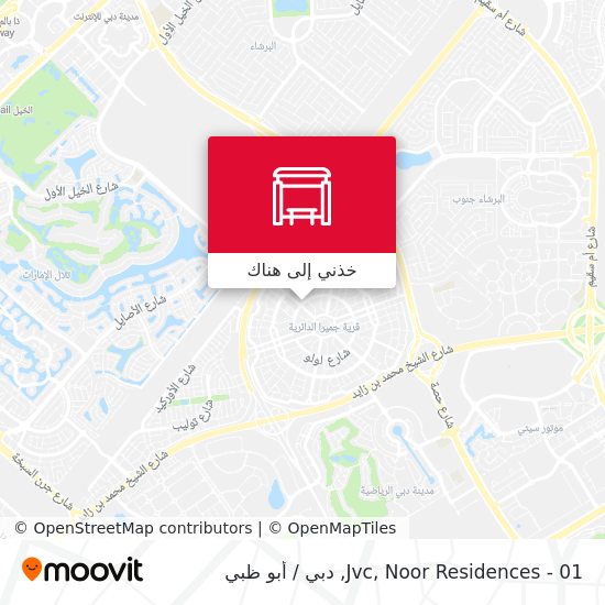 خريطة Jvc, Noor Residences - 01