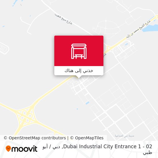خريطة Dubai Industrial City Entrance 1 - 02