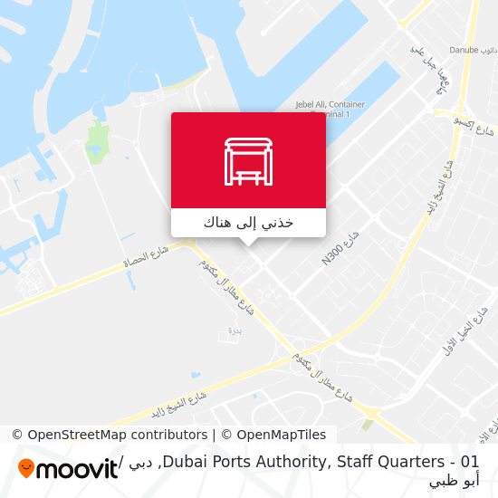 خريطة Dubai Ports Authority, Staff Quarters - 01
