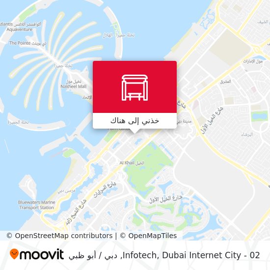 خريطة Infotech, Dubai Internet City - 02