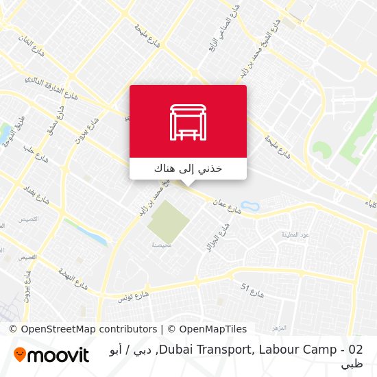 خريطة Dubai Transport, Labour Camp - 02