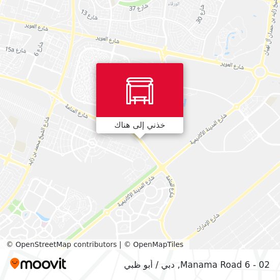 خريطة Manama Road 6 - 02