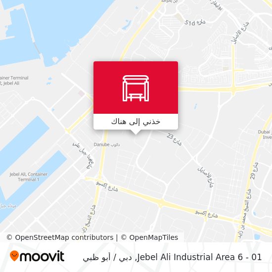 خريطة Jebel Ali Industrial Area 6 - 01
