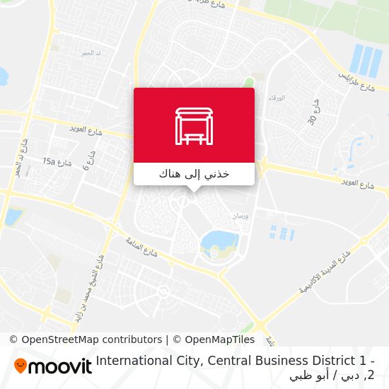 خريطة International City, Central Business District 1 - 2