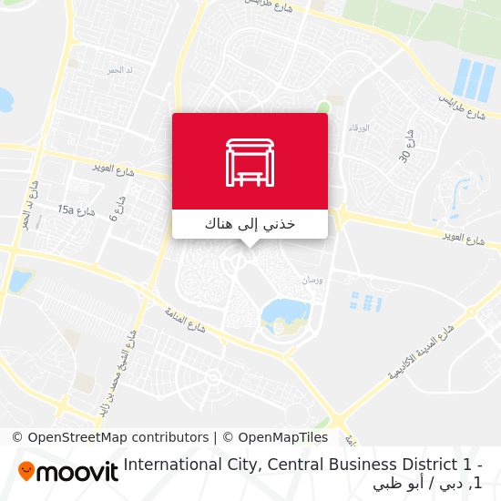 خريطة International City, Central Business District 1 - 1