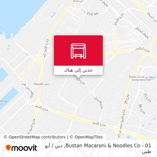 خريطة Bustan Macaroni & Noodles Co - 01
