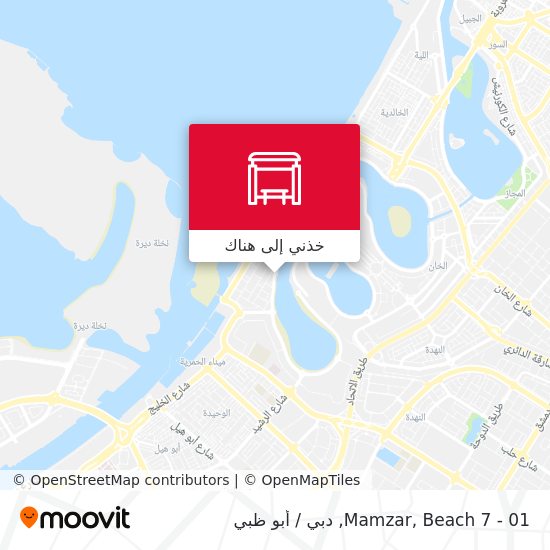 خريطة Mamzar, Beach 7 - 01