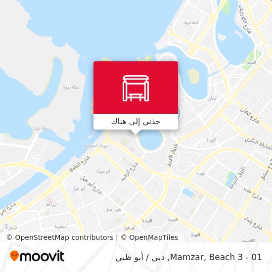 خريطة Mamzar, Beach 3 - 01