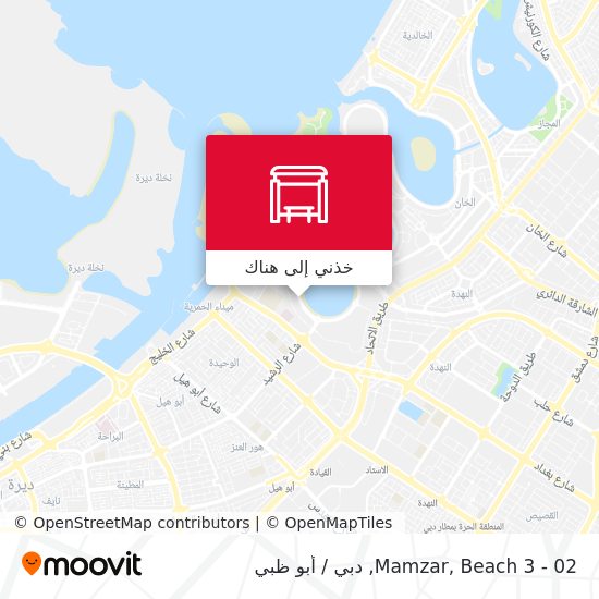 خريطة Mamzar, Beach 3 - 02