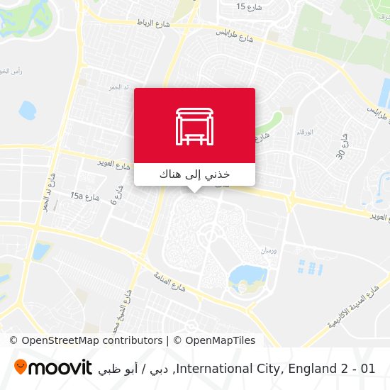 خريطة International City, England 2 - 01