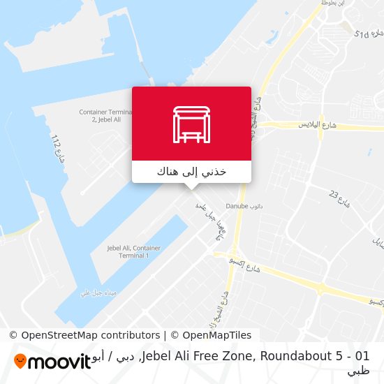 خريطة Jebel Ali Free Zone, Roundabout 5 - 01