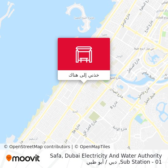 خريطة Safa, Dubai Electricity And Water Authority Sub Station - 01