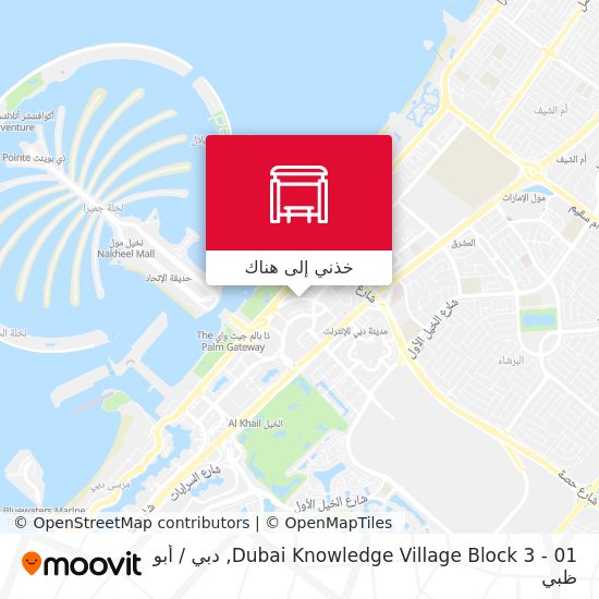خريطة Dubai Knowledge Village Block 3 - 01