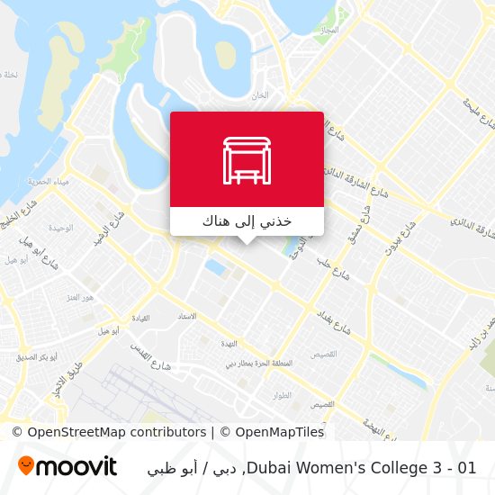 خريطة Dubai Women's College 3 - 01