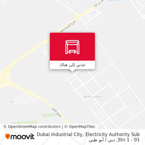 خريطة Dubai Industrial City, Electricity Authority Sub Stn 1 - 01