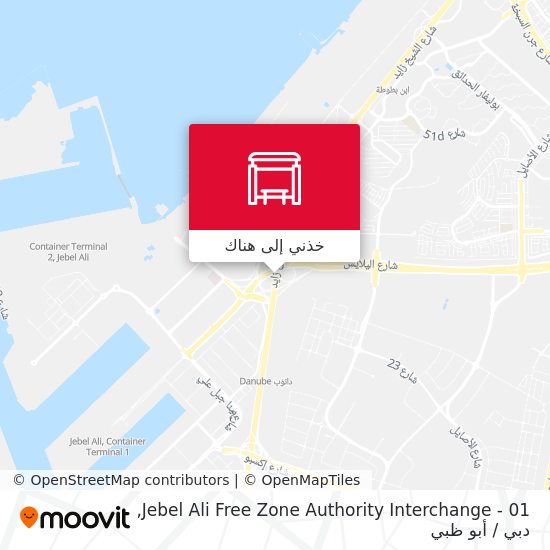 خريطة Jebel Ali Free Zone Authority Interchange - 01