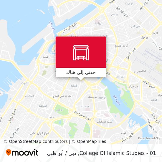 خريطة College Of Islamic Studies - 01