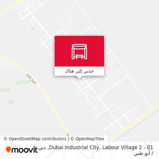 خريطة Dubai Industrial  City, Labour Village 2 - 01