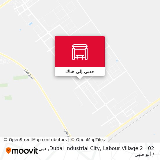 خريطة Dubai Industrial  City, Labour Village 2 - 02