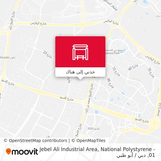 خريطة Jebel Ali Industrial Area, National Polystyrene - 01