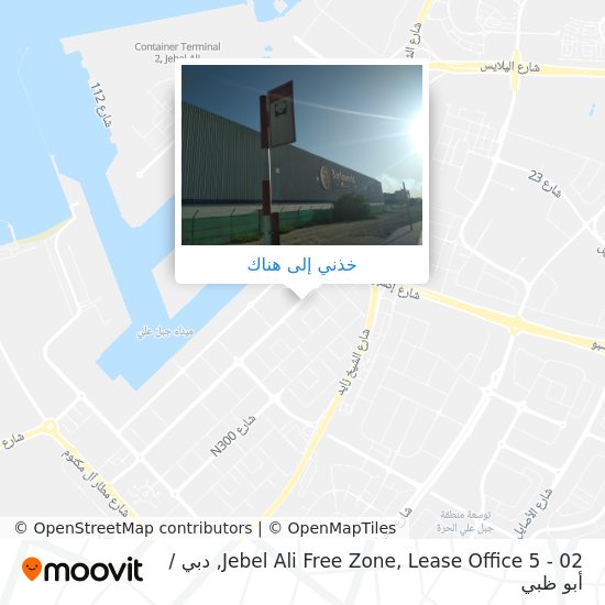 خريطة Jebel Ali Free Zone, Lease Office 5 - 02