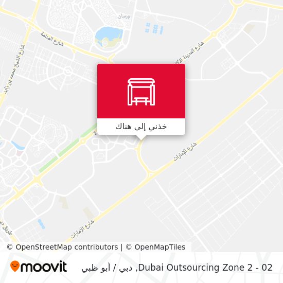 خريطة Dubai Outsourcing Zone 2 - 02