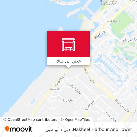 خريطة Nakheel Harbour And Tower