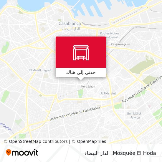 خريطة Mosquée El Hoda
