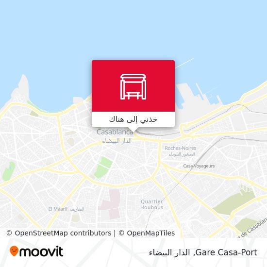 خريطة Gare Casa-Port