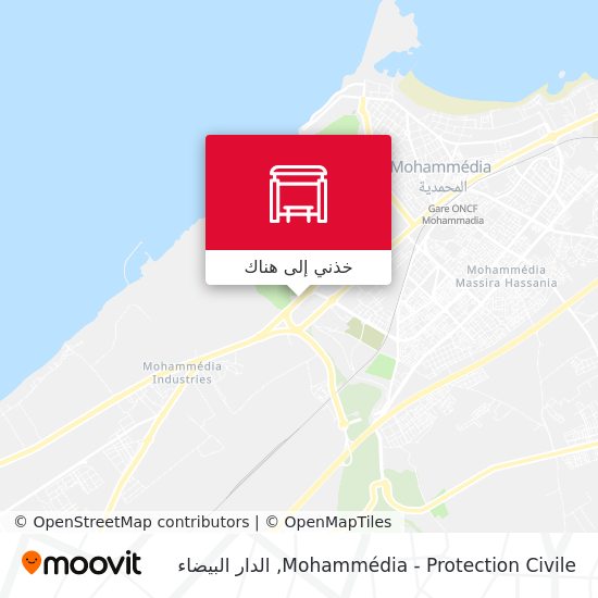 خريطة Mohammédia - Protection Civile