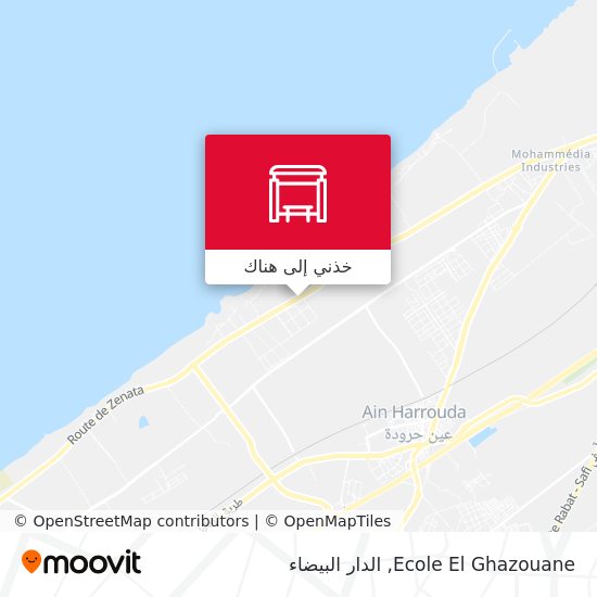 خريطة Ecole El Ghazouane