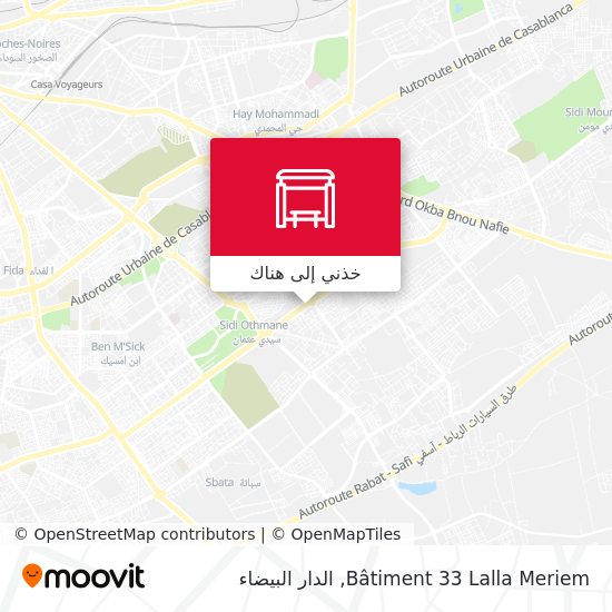 خريطة Bâtiment 33 Lalla Meriem