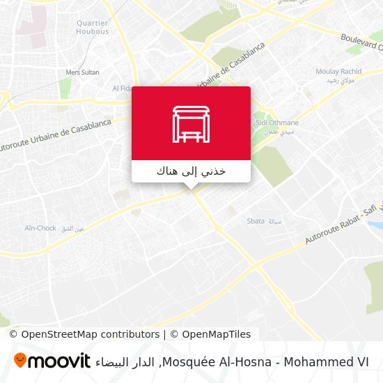 خريطة Mosquée Al-Hosna - Mohammed VI