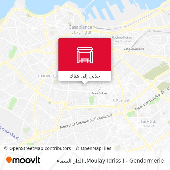 خريطة Moulay Idriss I - Gendarmerie