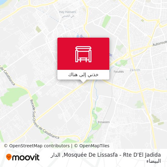 خريطة Mosquée De Lissasfa - Rte D'El Jadida