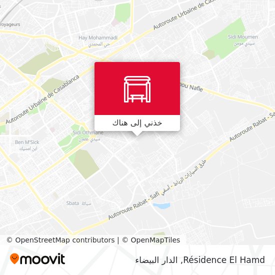 خريطة Résidence El Hamd