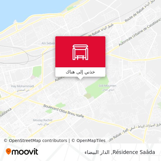 خريطة Résidence Saâda