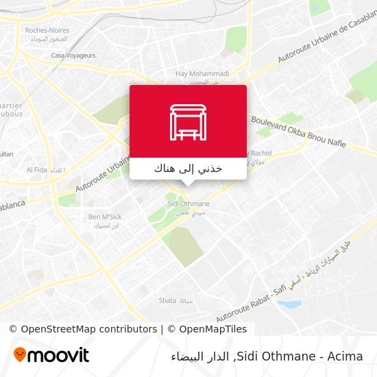 خريطة Sidi Othmane - Acima