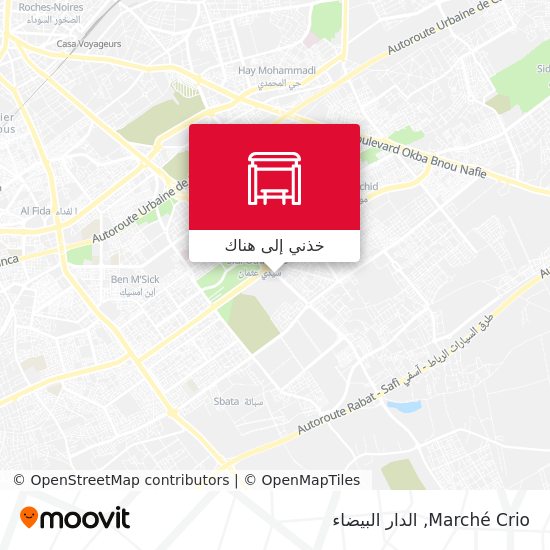 خريطة Marché Crio