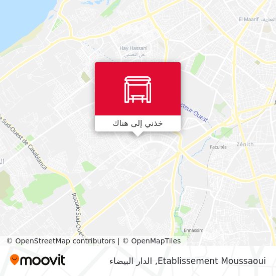 خريطة Etablissement Moussaoui