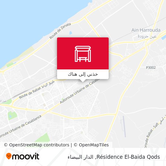 خريطة Résidence El-Baida Qods