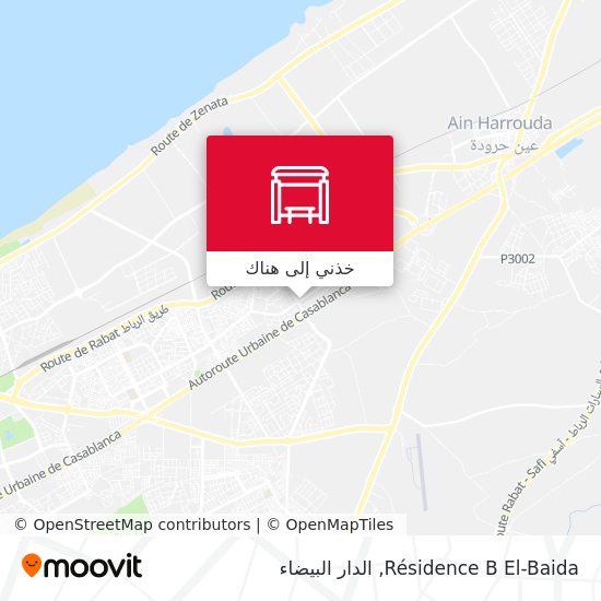 خريطة Résidence B El-Baida