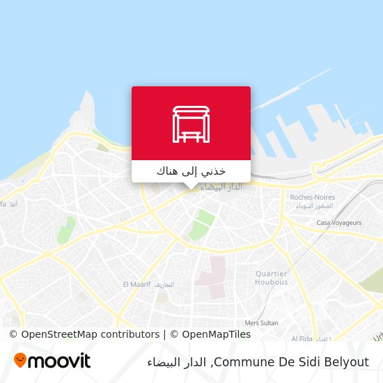 خريطة Commune De Sidi Belyout