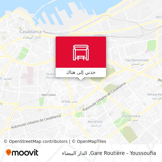 خريطة Gare Routière - Youssoufia