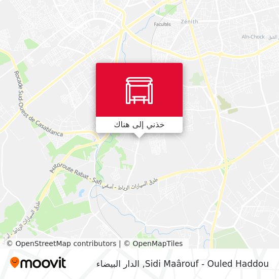 خريطة Sidi Maârouf - Ouled Haddou